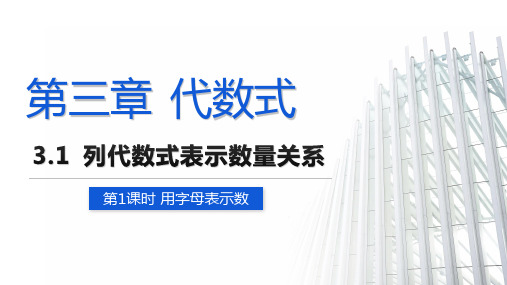 《列代数式表示数量关系》24年新版课件PPT