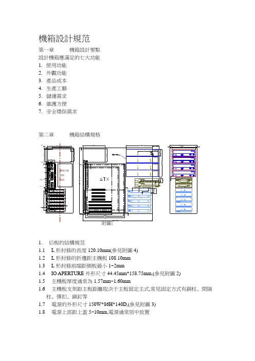 机箱设计规范