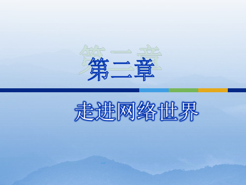 八年级信息技术：走进网络世界课件