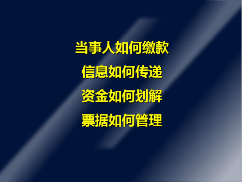 1安徽省公安交警罚款收入收缴管理讲解