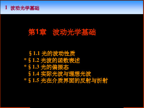 《大学物理光学》PPT课件 (2)