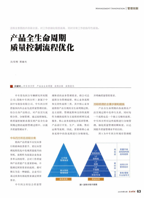 产品全生命周期质量控制流程优化