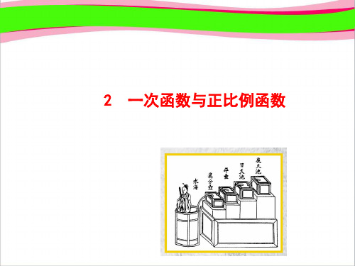 一次函数与正比例函数(优质课)获奖课件