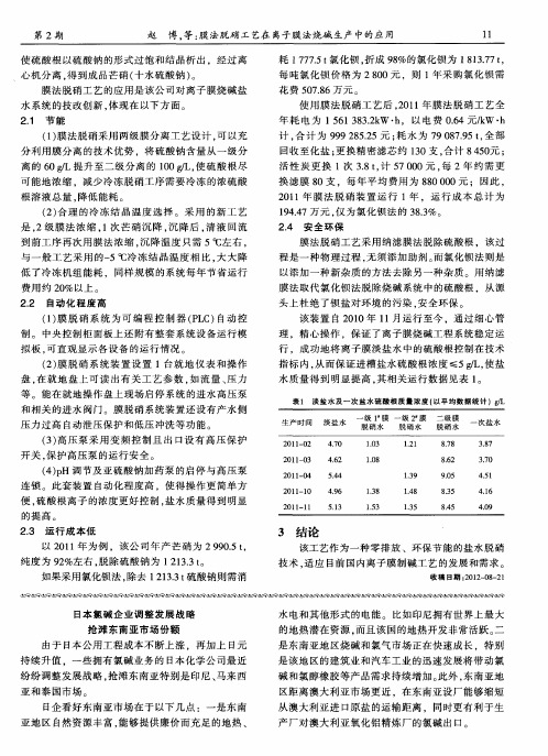 日本氯碱企业调整发展战略抢滩东南亚市场份额