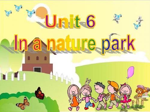 新人教版PEP小学英语五年级上册Unit6_In_a_nature_parkPPT课件