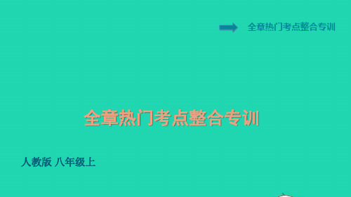 八年级物理上册第5章透镜及其应用热门考点整合专训习题课件新版新人教版ppt