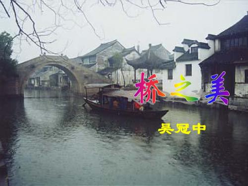 《桥之美》ppt课件