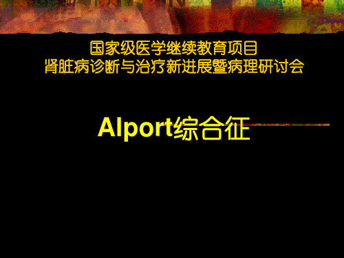 Alport综合征【108页】