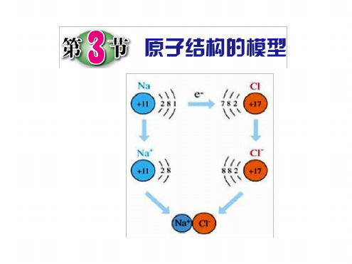 浙教版八年级科学下册23 原子结构的模型 第2课时共25张