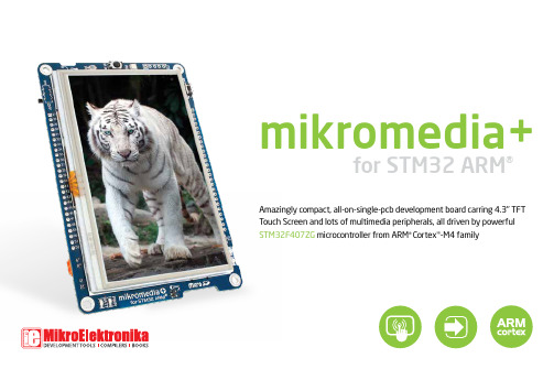 STM32 ARM MikroMedia+开发板产品说明书