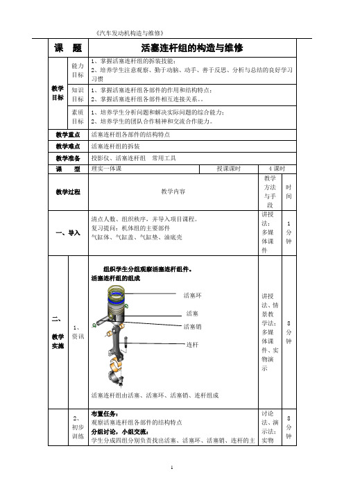 2.3活塞连杆组