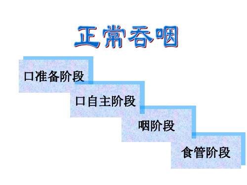 脑卒中后吞咽困难的管理-ppt课件