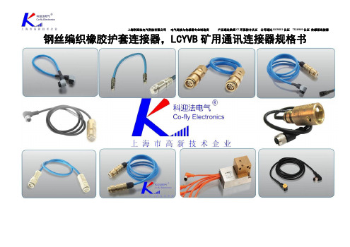 矿用钢丝编织橡胶护套连接器,LCYVB选型手册