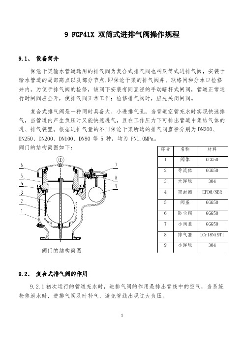 排气阀操作规程