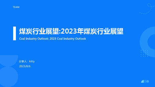 2023年我国煤炭行业市场发展前景分析