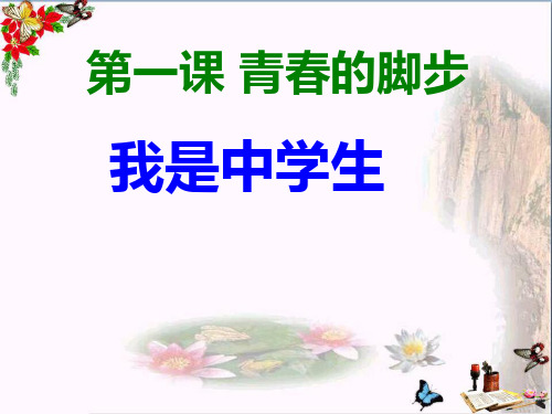 我是中学生ppt优秀课件1 苏教版(智能版推荐)