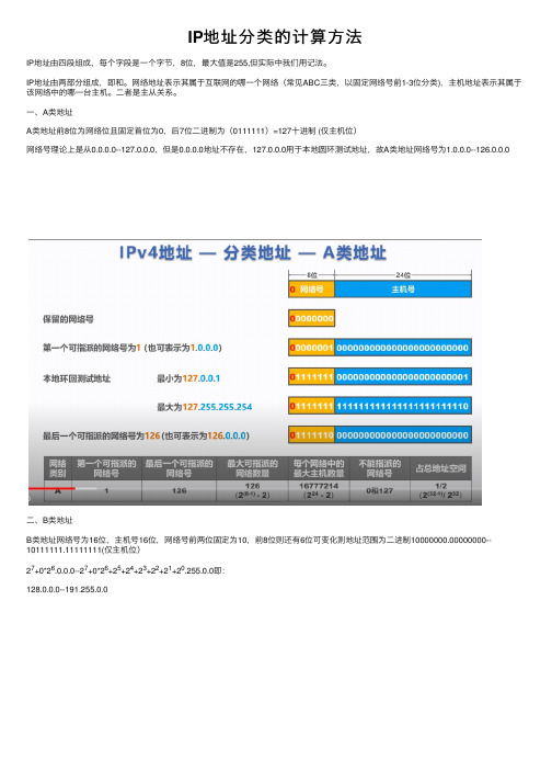 IP地址分类的计算方法