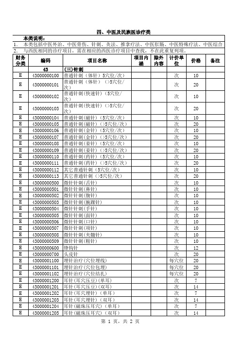 浙江物价打印版本