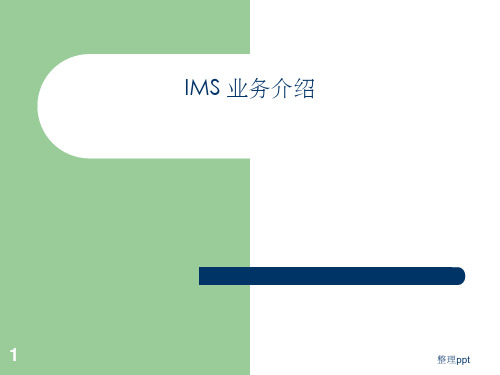 《IMS业务介绍》PPT课件