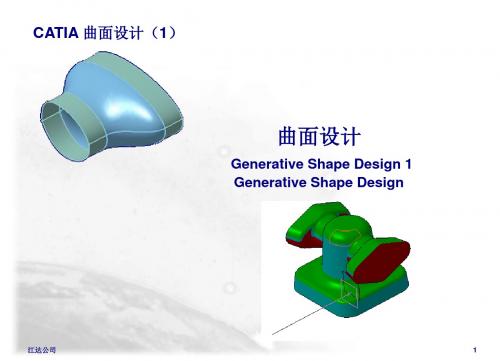 CATIA官方培训的资料GSD曲面的设计