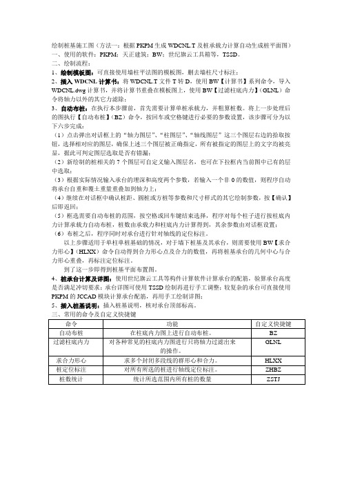 绘制桩基施工图