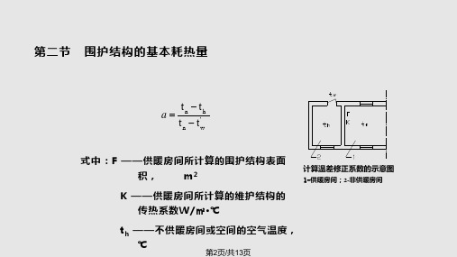 围护结构的基本耗热量