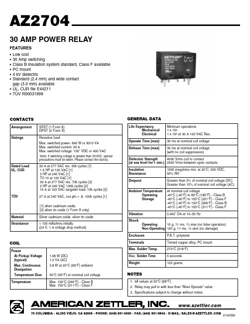 AZ2704中文资料