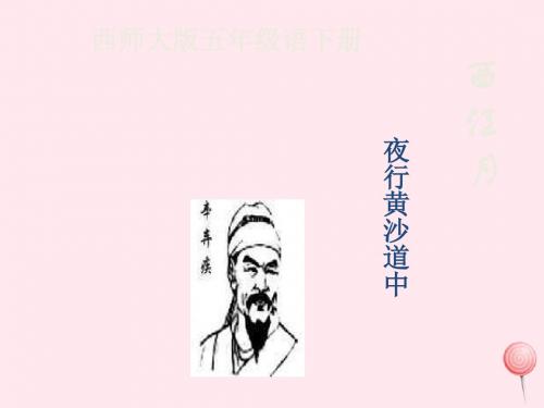 五年级语文下册第八单元第29课《诗词两首》课件西师大版