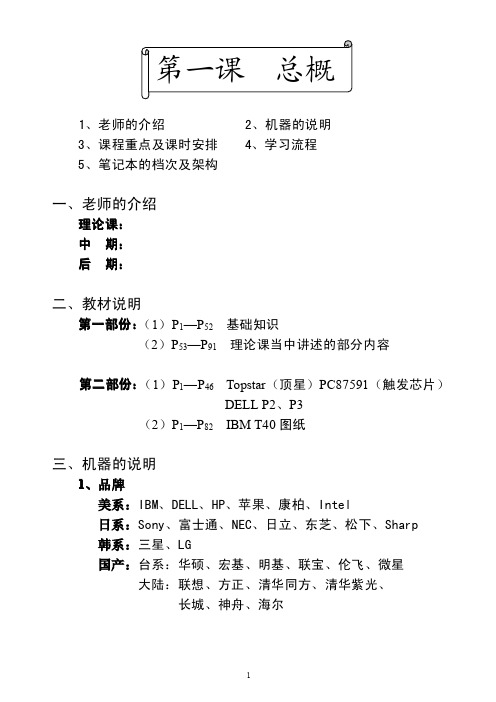 《笔记本芯片级维修教程》