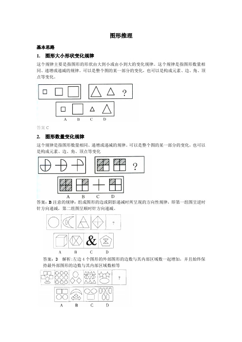 图形推理思路总结0403