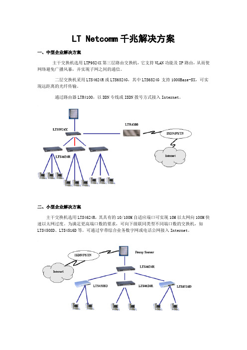 LT Netcomm千兆解决方案