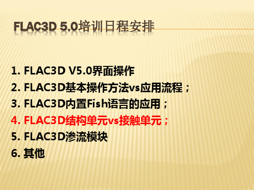 flac3d5.0结构单元教程