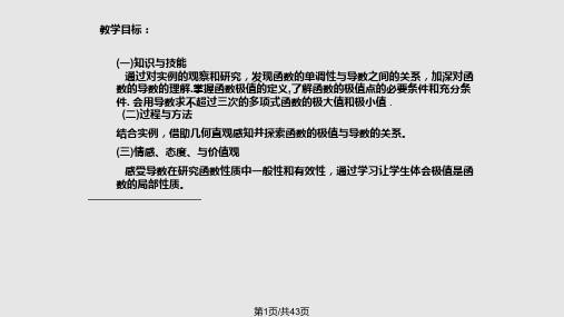 导数在研究函数中的应用PPT课件