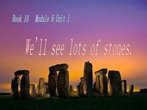 外研版(一起)五下Module 6 Unit 1《We’ll see lots of very big stones》ppt课件3