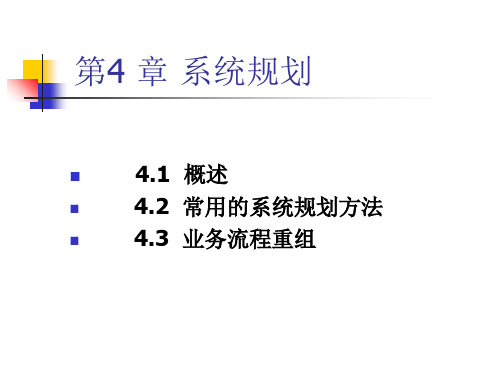 《系统规划》幻灯片PPT