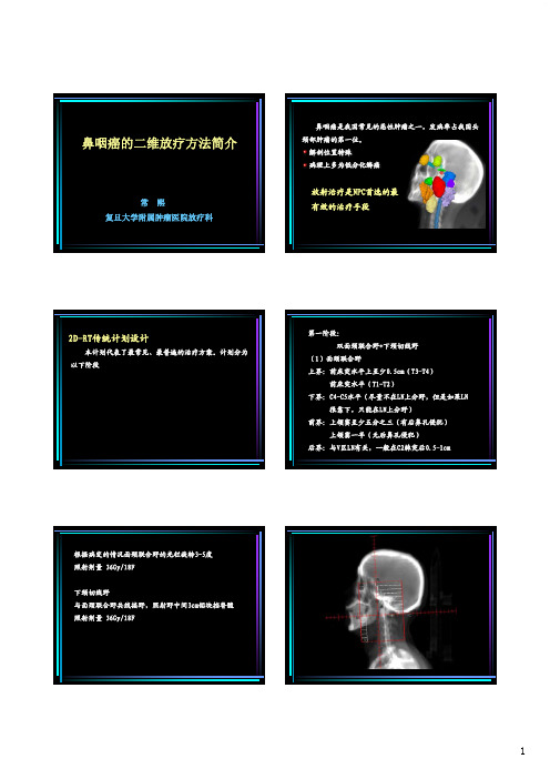 鼻咽癌的二维放疗方法简介