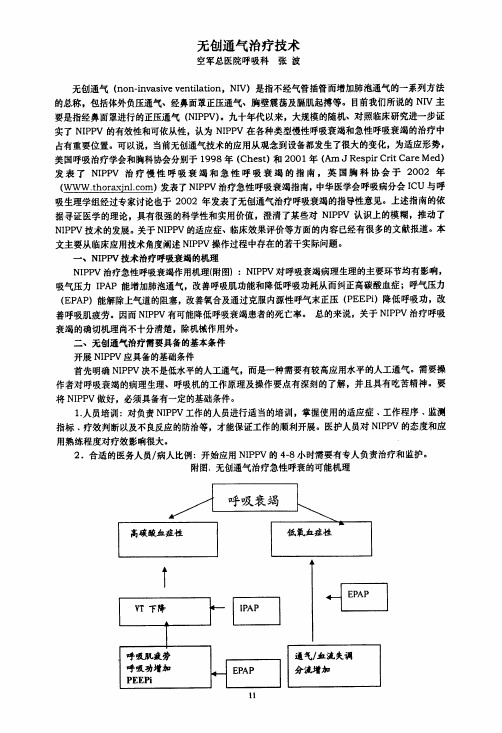 无创通气治疗技术