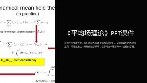 《平均场理论》课件