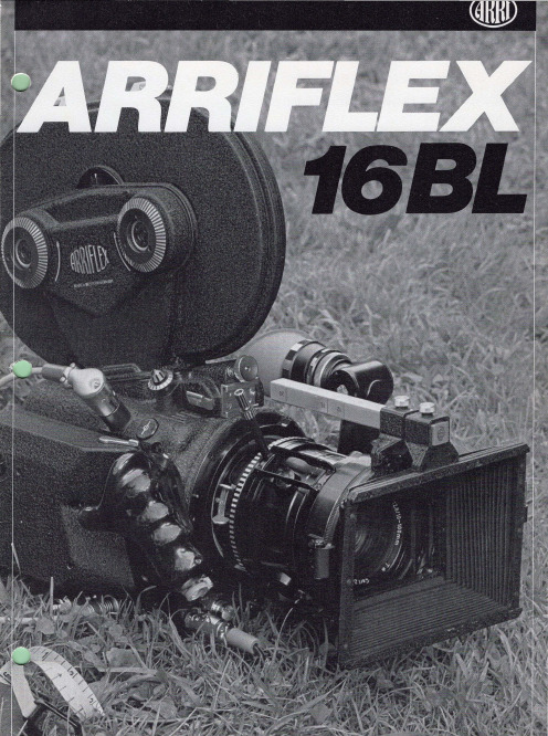 西德ARRIFLEX 16 BL摄影机说明书