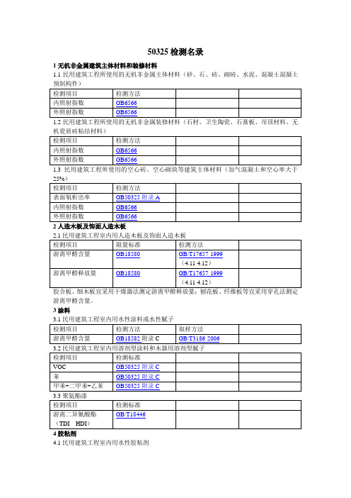 50325检测指南