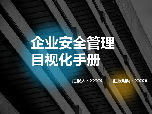 企业安全管理目视化手册