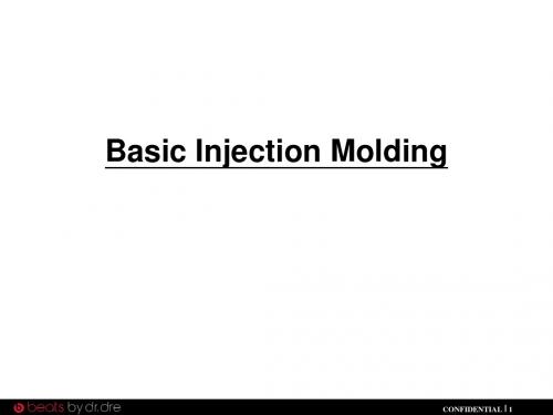 Basic injection molding - Allan