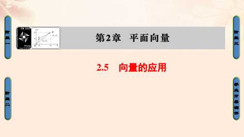 高中数学第二章平面向量2.5向量的应用课件苏教版必修4