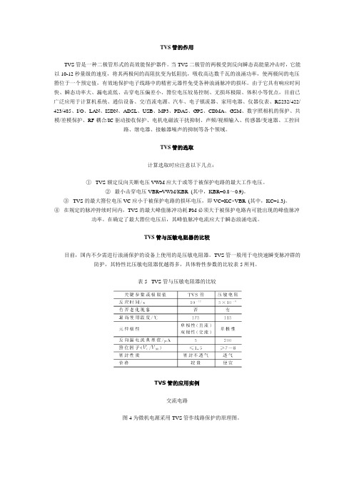 TVS管的作用