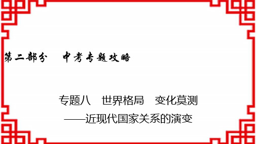 中考历史课件 世界格局 变化莫测——近现代国家关系的演变