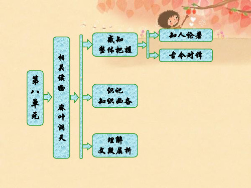 高中语文人教版选修中国文化经典研读课件：第八单元 相关读物 麻叶洞天