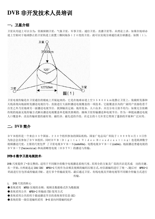 DVB非开发技术人员培训资料