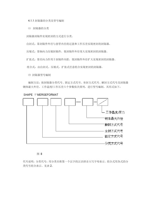 (完整word版)封隔器型号与原理