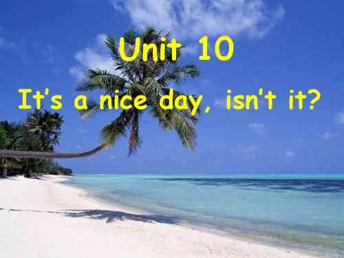 unit 10 its a nice day,isnt it  课件(人教新目标八年级下) (6)ppt