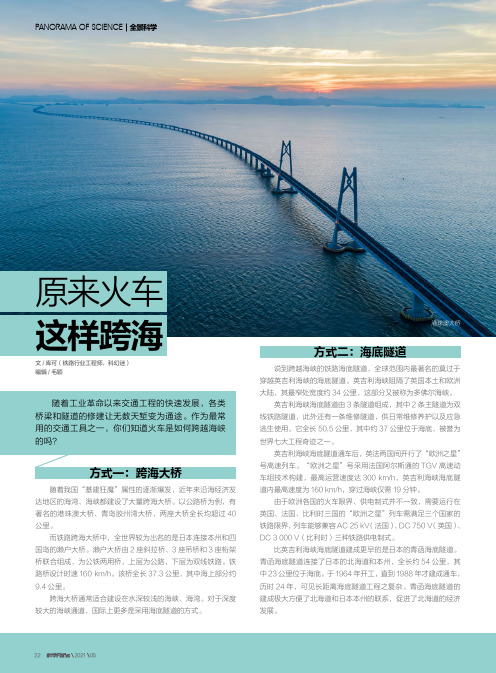 原来火车这样跨海